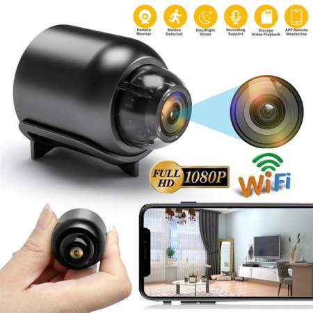 WiFi Mini Spy Camera Night Vision Home Security 1080P HD